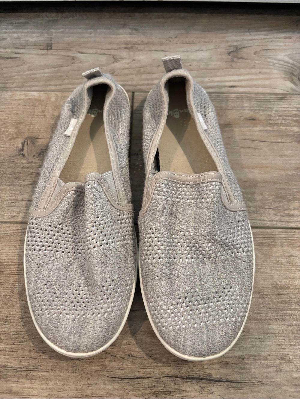 Sanuk Women's Slip-On Knit Sneakers - Light Beige